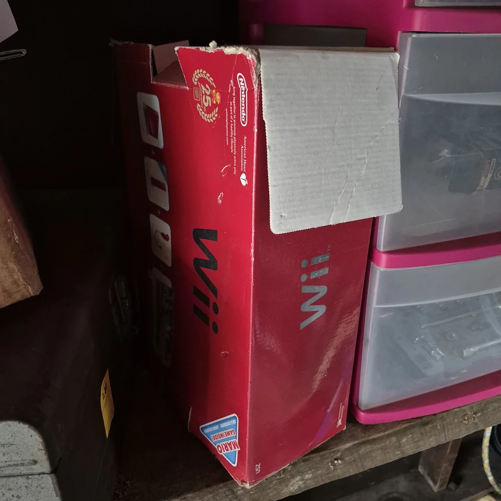 Nintendo Wii Console in Vibrant Red